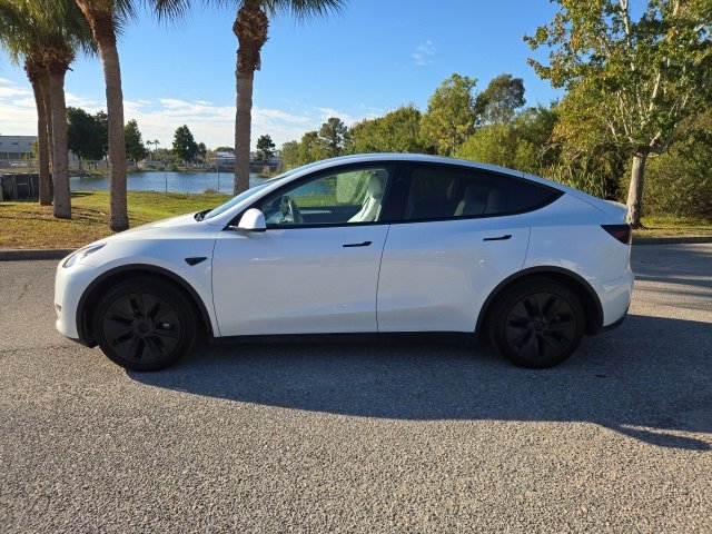 Used 2025 Tesla Model Y Long Range with VIN 7SAYGDED1SF235323 for sale in Northfield, Minnesota