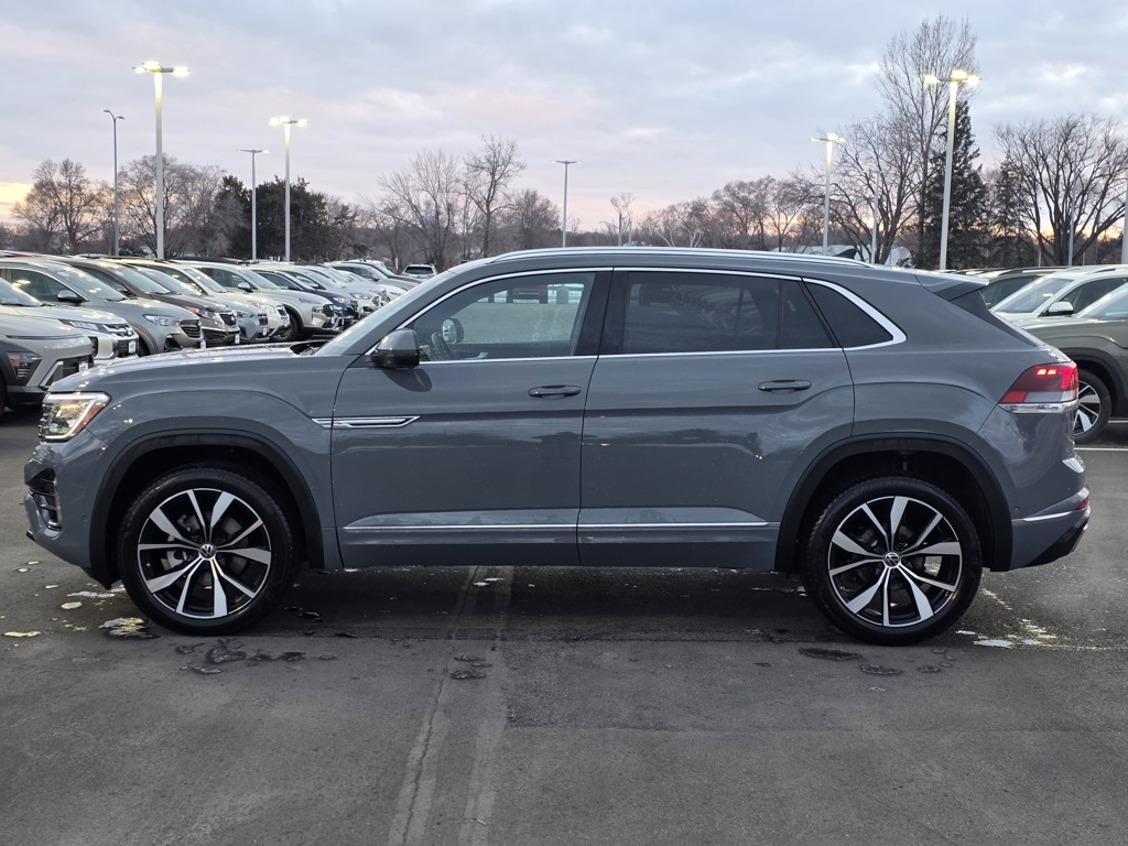 Certified 2025 Volkswagen Atlas Cross Sport SEL Premium R-LINE with VIN 1V2FE2CAXSC201111 for sale in St. Cloud, Minnesota
