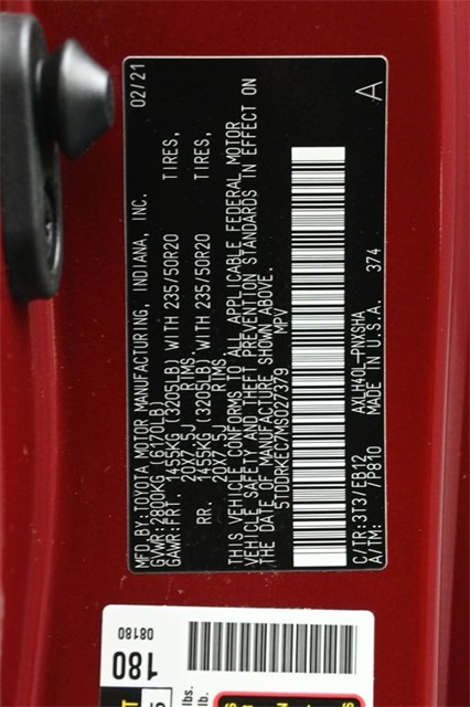 2021 TOYOTA SIENNA - Image 35