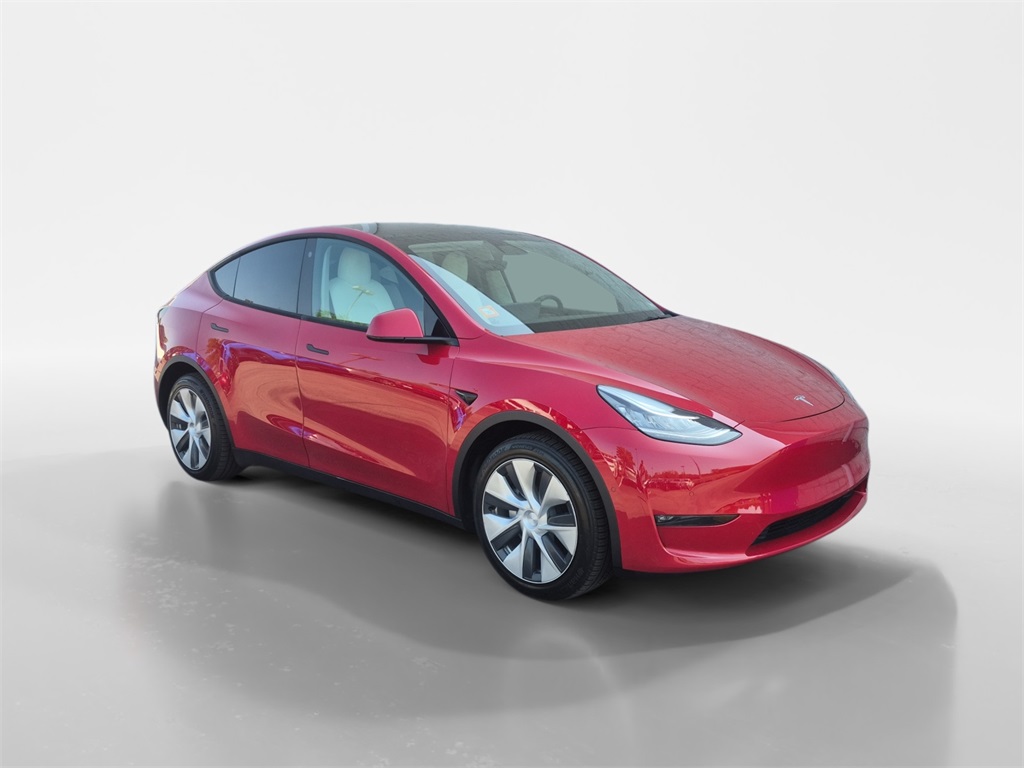 Used 2021 Tesla Model Y Long Range with VIN 5YJYGAEE7MF247158 for sale in O'Fallon, MO