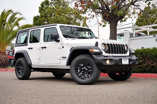 New 2026 Bright White Clear-Coat Exterior Paint Jeep Sport image 2