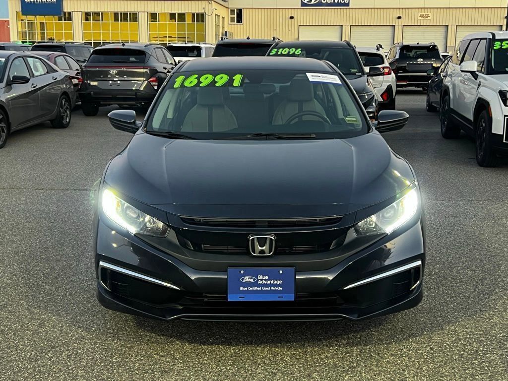 Certified 2019 Honda Civic LX with VIN 2HGFC2F66KH588172 for sale in Westbrook, ME