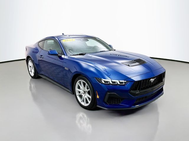 フォード MUSTANG GT メタリックブルー Pre-Owned 2024 Ford Mustang GT Premium 2 Door Coupe in Bloomington