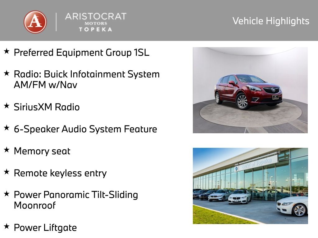 Used 2019 Buick Envision Essence with VIN LRBFXCSA6KD109022 for sale in Kansas City