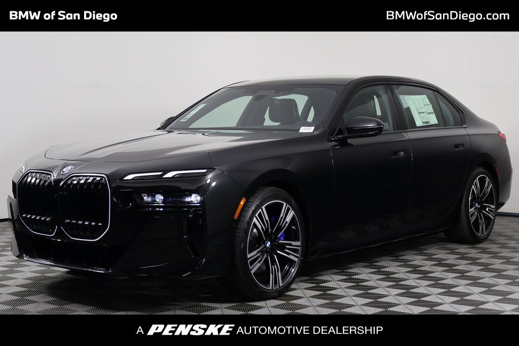 New 2025 Black Sapphire Metallic BMW i7 image 1