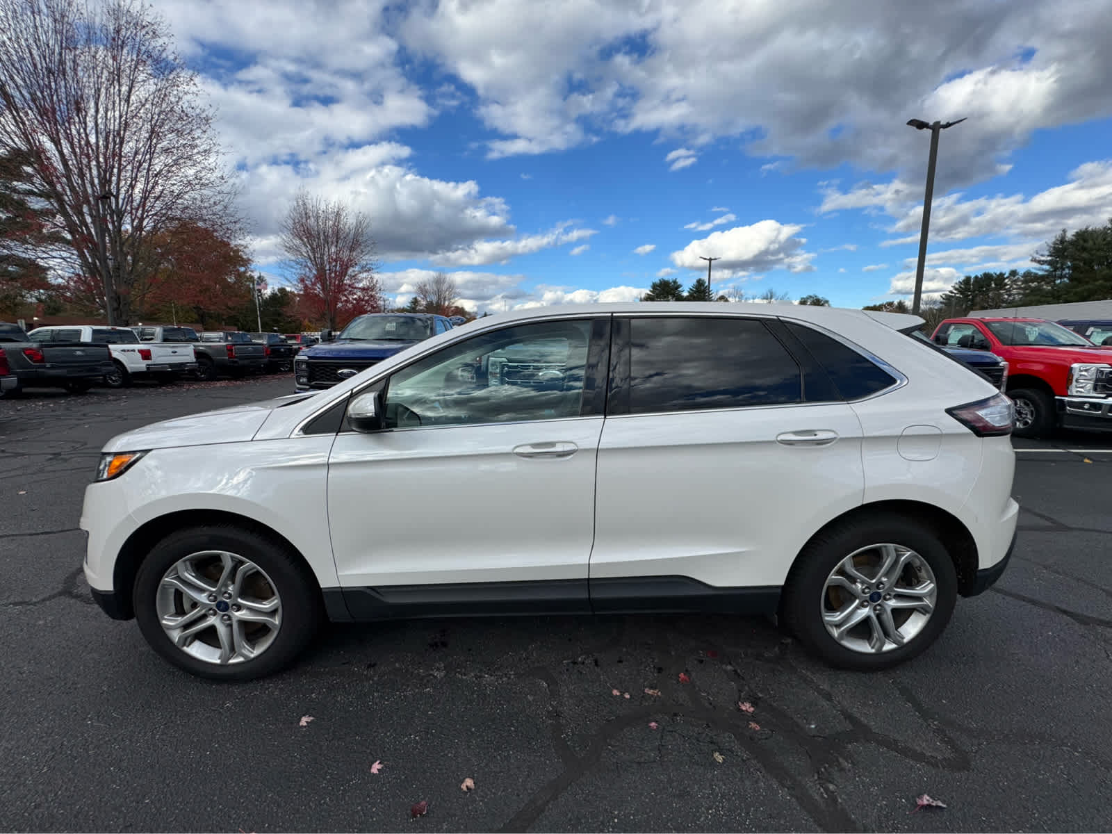 Used 2017 Ford Edge Titanium with VIN 2FMPK4K89HBB50472 for sale in Litchfield, CT