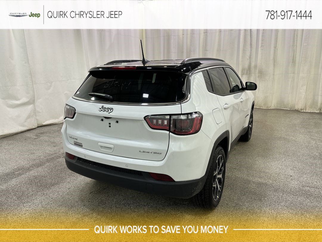 New 2025 Bright White Clearcoat Jeep Limited image 8