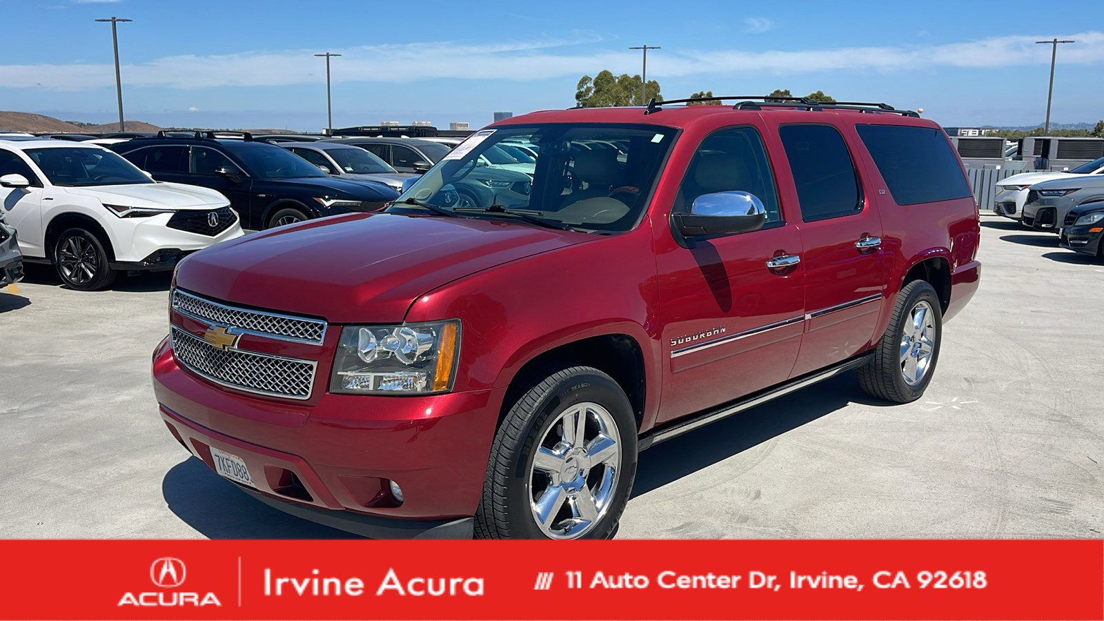 Used 2014 Crystal Red Tintcoat Chevrolet LTZ image 1