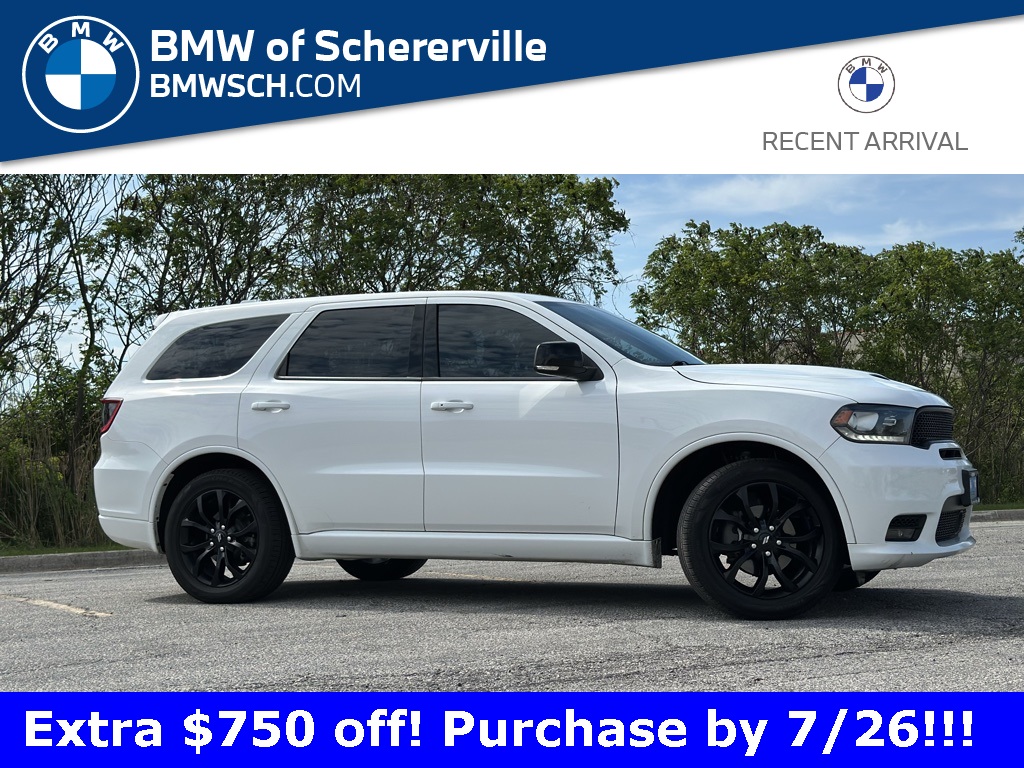 Used 2019 Dodge Durango GT Plus with VIN 1C4RDJDG8KC525740 for sale in Schererville, IN