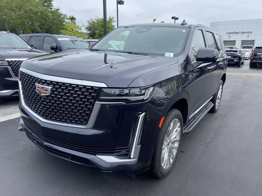 Certified Used 2022 Galactic Gray Metallic Cadillac Premium Luxury image 2