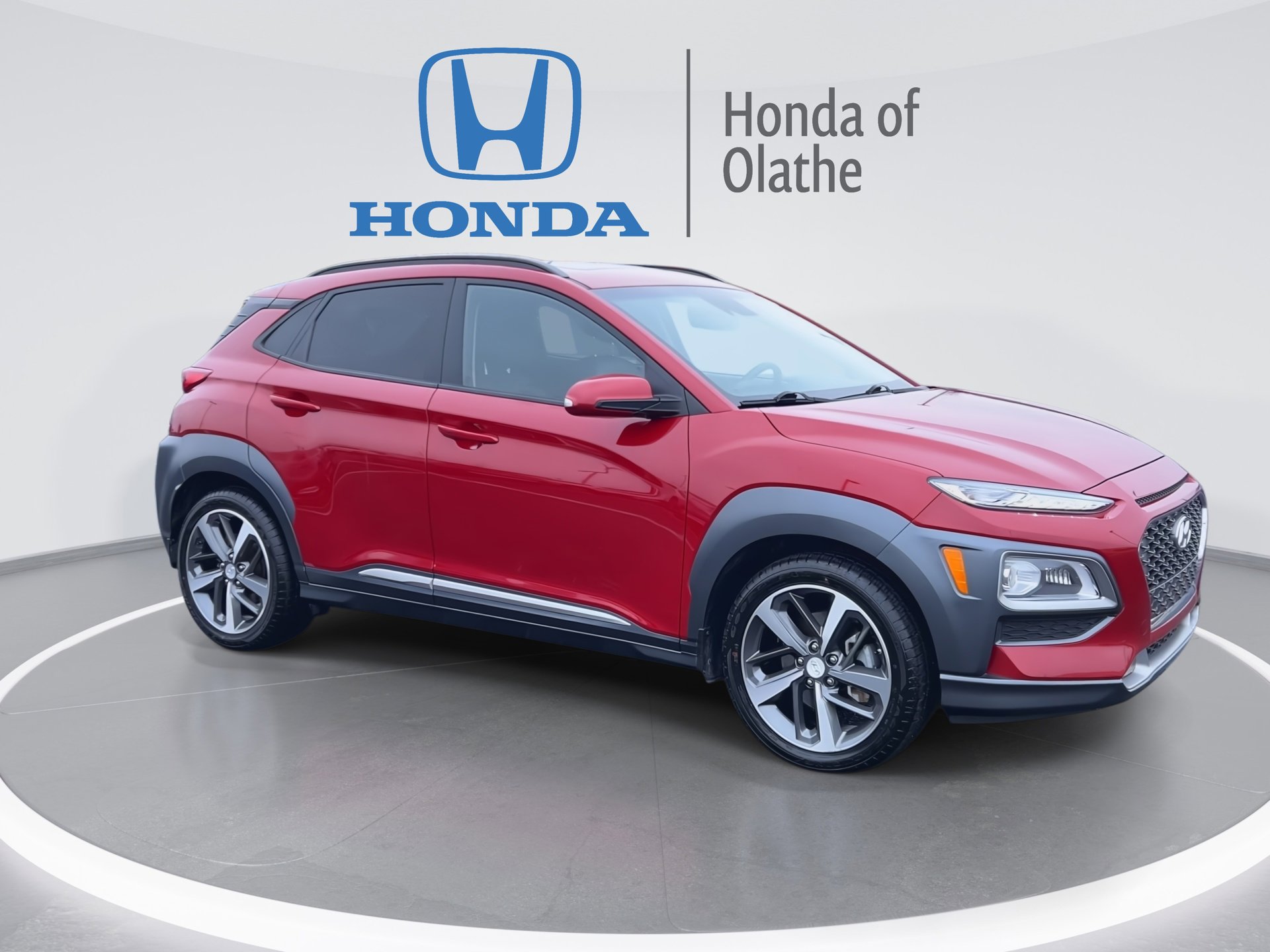Used 2021 Hyundai Kona Limited with VIN KM8K33A5XMU617234 for sale in Kansas City