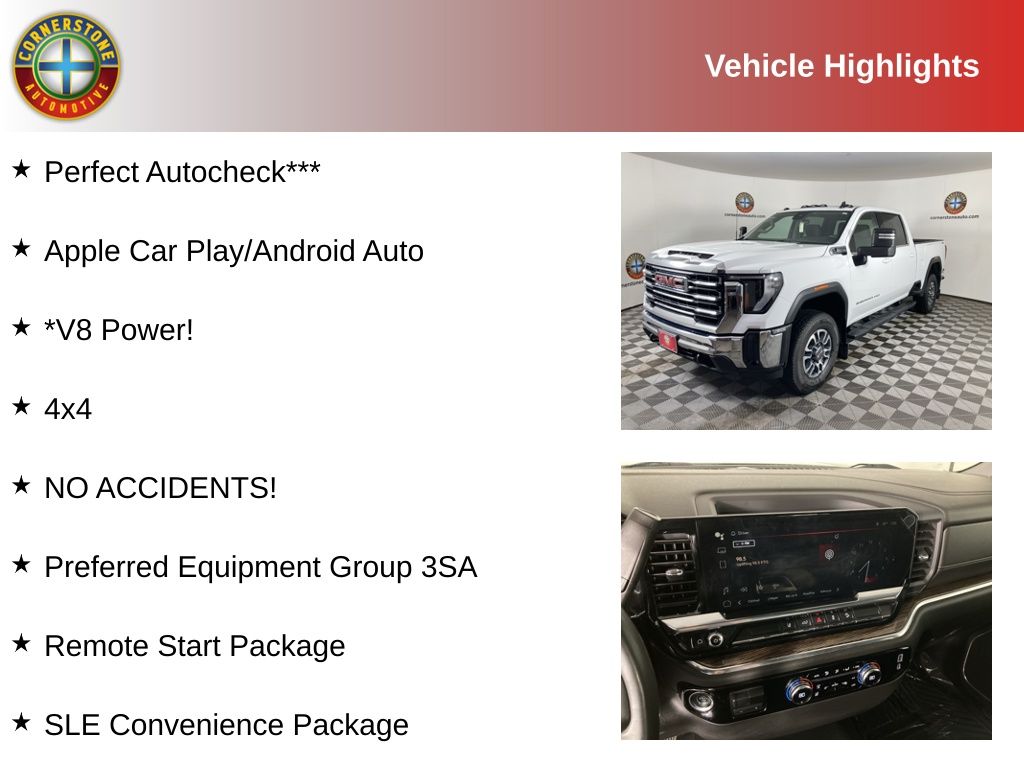 Used 2024 GMC Sierra 3500HD SLE with VIN 1GT49TE71RF126344 for sale in Elk River, Minnesota