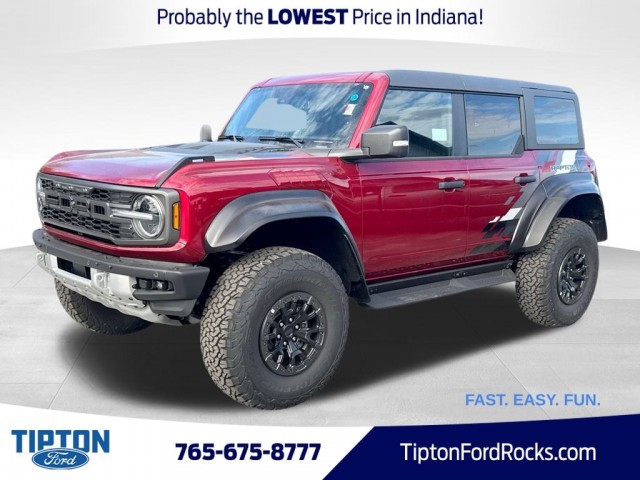 New 2025 Ford Bronco Raptor® 4 Door in Tipton #F0739 | Tipton Ford
