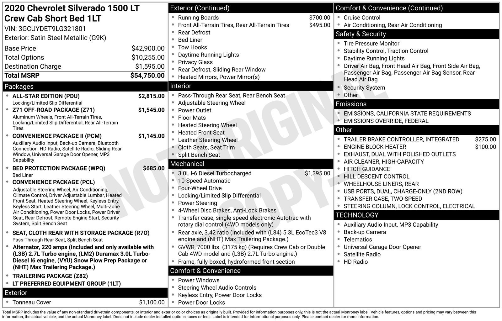 Used 2020 Chevrolet Silverado 1500 LT with VIN 3GCUYDET9LG321801 for sale in Baxter, Minnesota