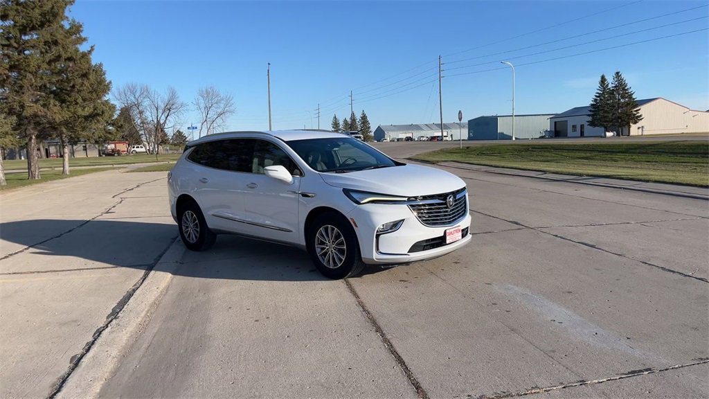 Used 2023 Buick Enclave Essence with VIN 5GAEVAKW1PJ244650 for sale in Oslo, Minnesota