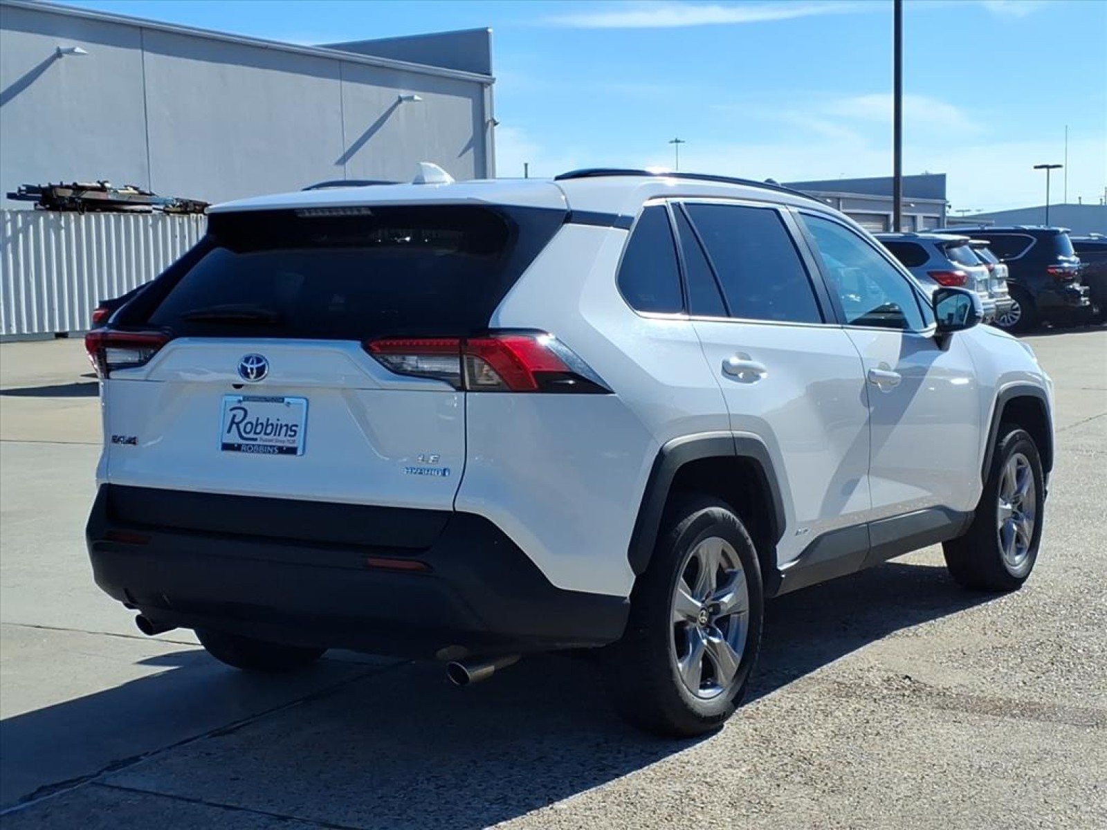 2024 Toyota RAV4 Hybrid LE White at Robbins Nissan