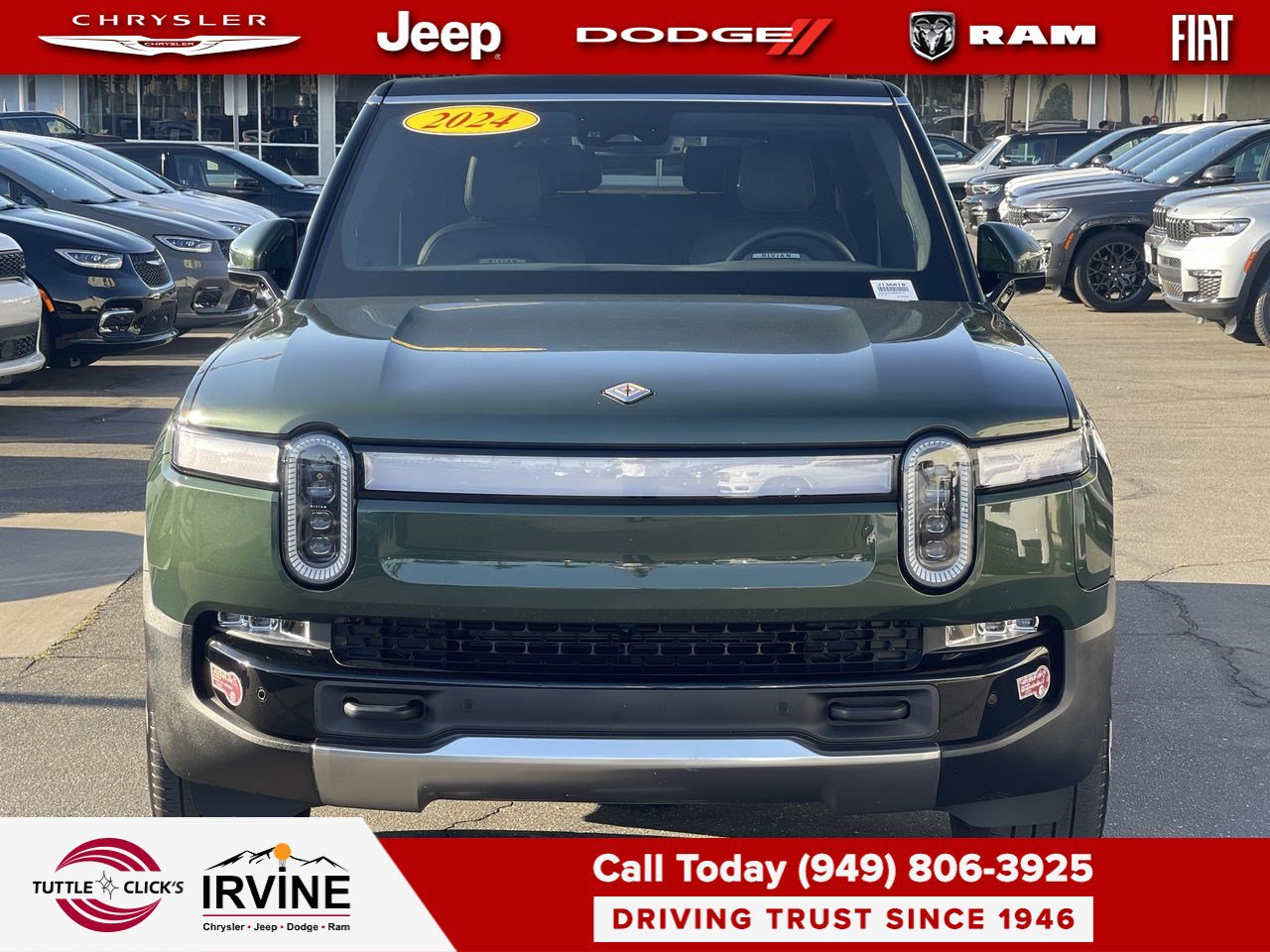Used 2024 Rivian R1S Adventure with VIN 7PDSGCBA9RN045121 for sale in Irvine, CA