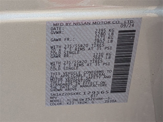 2024 Nissan Murano Platinum photo 26