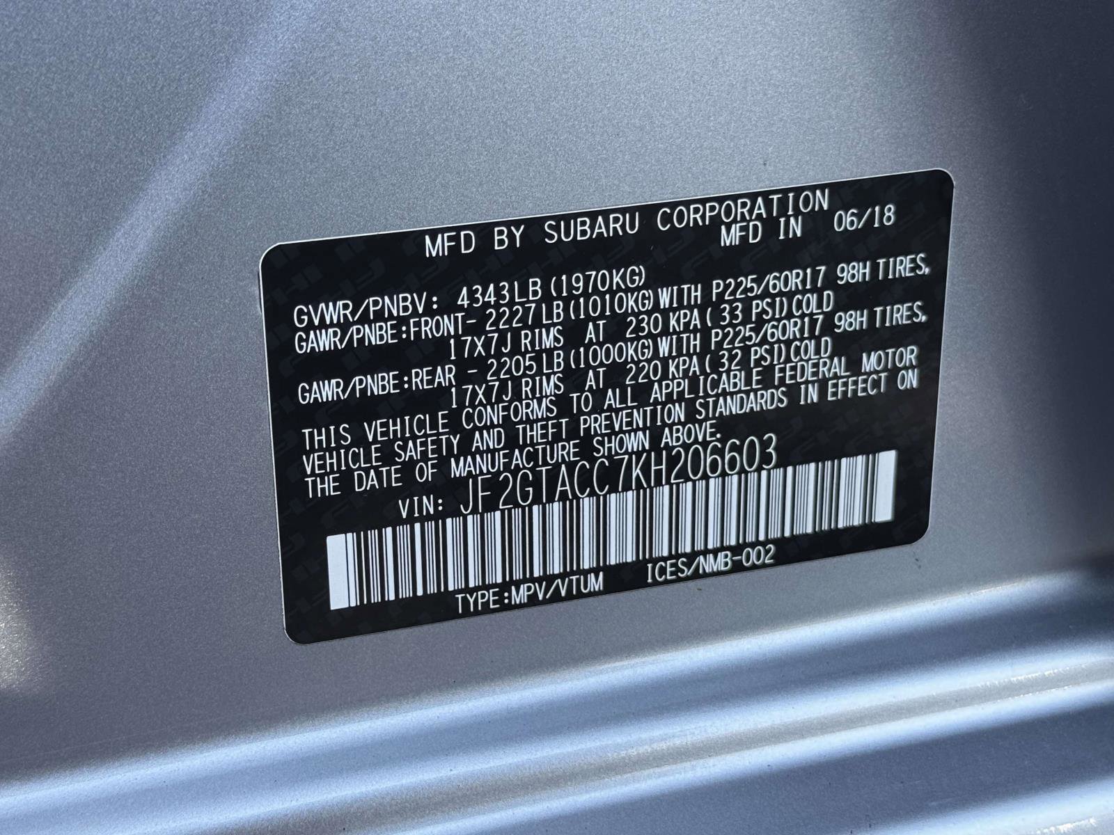 2019 Subaru Crosstrek Sport photo 24