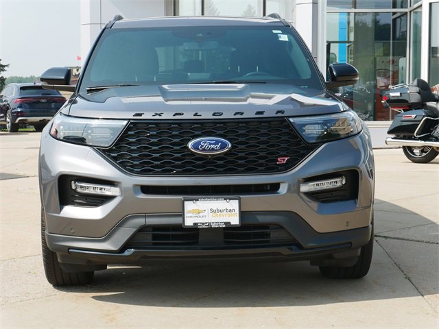Used 2022 Ford Explorer ST with VIN 1FM5K8GC8NGA58690 for sale in Eden Prairie, Minnesota