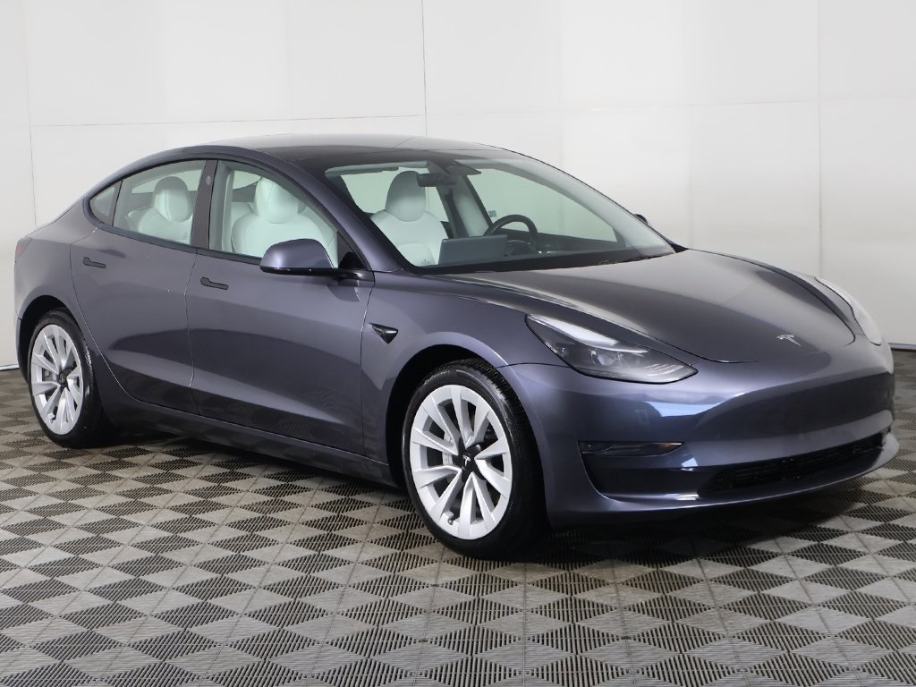 Used 2023 Tesla Model 3 Base with VIN 5YJ3E1EAXPF462258 for sale in Akron, OH