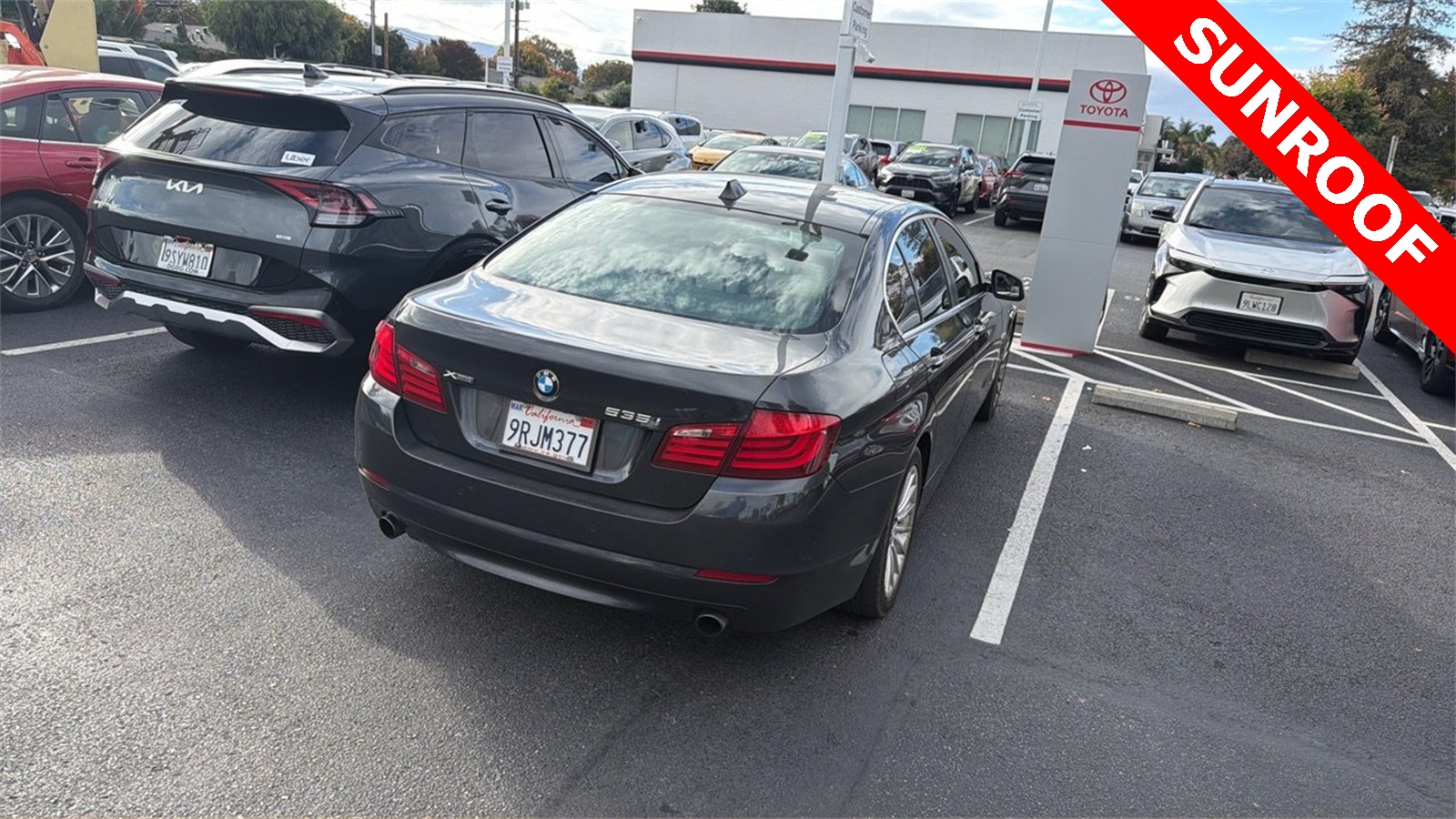 Used 2013 BMW 5 Series 535i with VIN WBAFU7C54DDU74463 for sale in Sunnyvale, CA