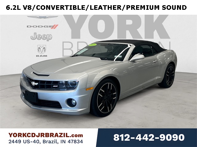Used 2013 Chevrolet Camaro 2SS with VIN 2G1FK3DJ2D9235304 for sale in Brazil, IN