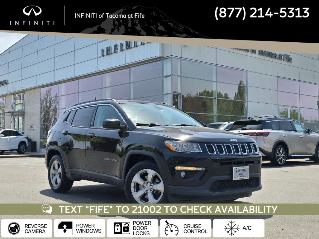 Used 2019 Jeep Compass Latitude with VIN 3C4NJCBBXKT736596 for sale in Fife, WA
