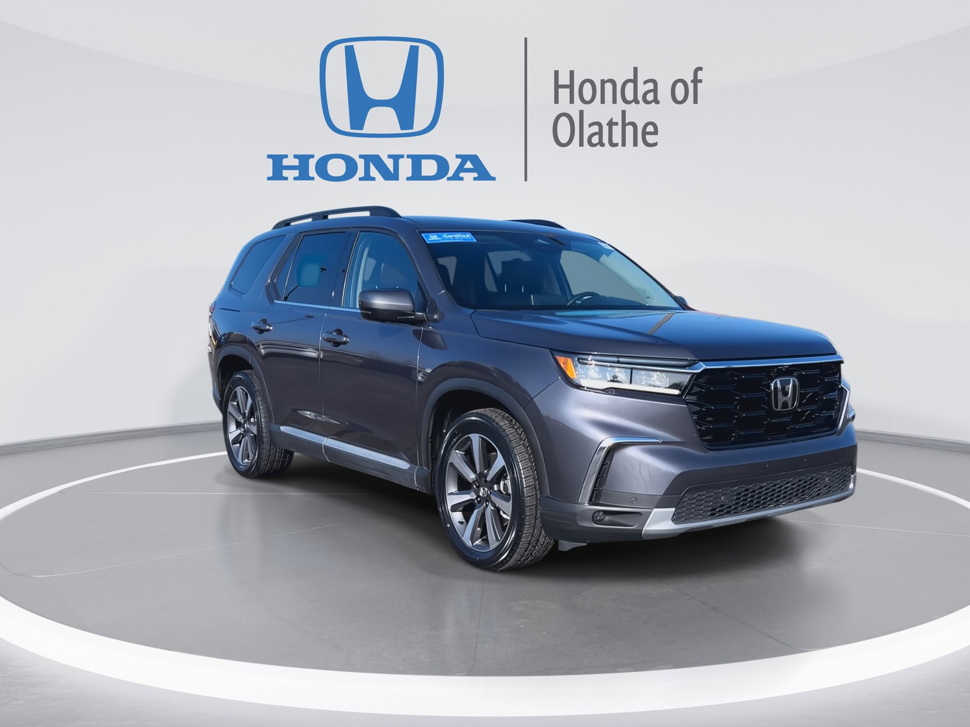 Certified 2024 Honda Pilot Elite with VIN 5FNYG1H84RB034083 for sale in Kansas City