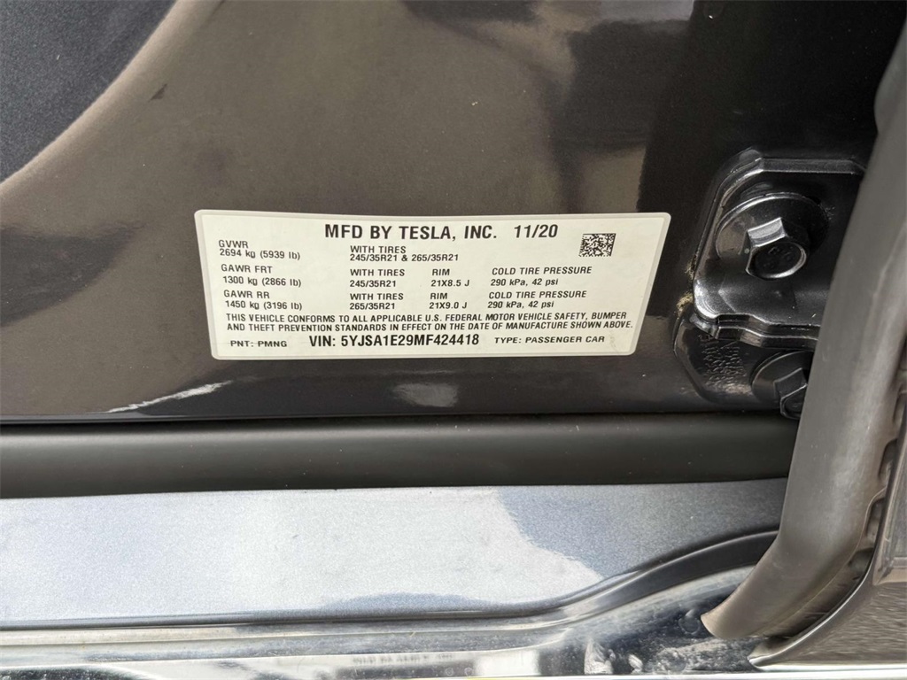 2021 Tesla Model S Long Range photo 35