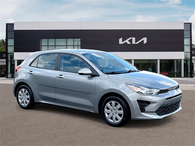 Used 2023 Kia Rio 5-Door S with VIN 3KPA25AD7PE626689 for sale in Woodstock, GA