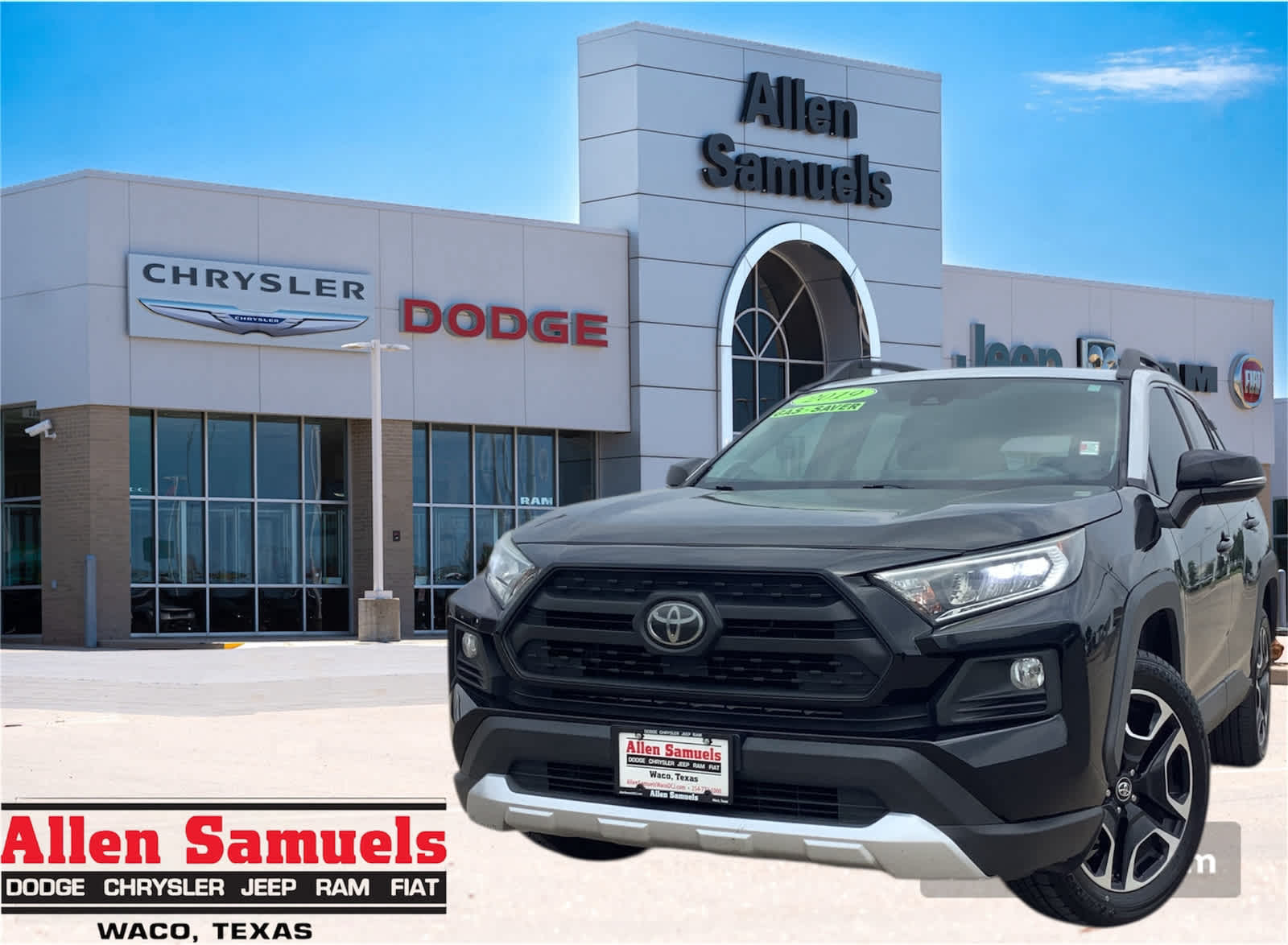 PRE-OWNED 2019 TOYOTA RAV4 ADVENTURE WITH NAVIGATION & AWD