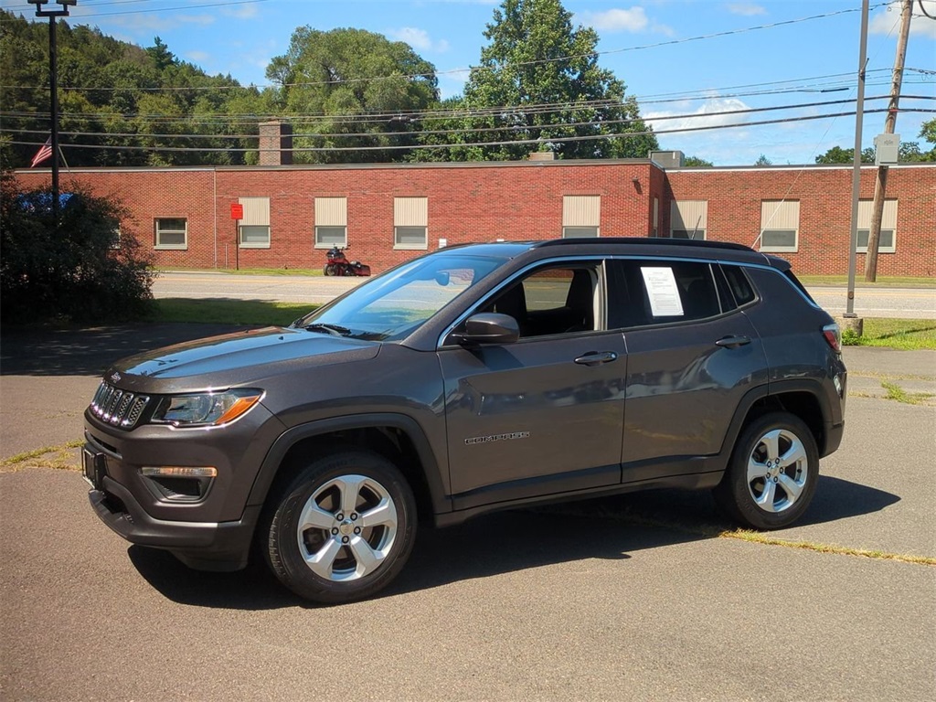 Used 2018 Jeep Compass Latitude with VIN 3C4NJDBBXJT113998 for sale in Thomaston, CT