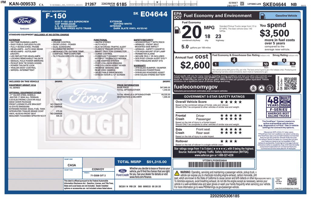 2025 Ford F-150 XL