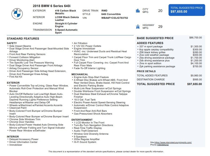 2018 BMW 640I - Image 35