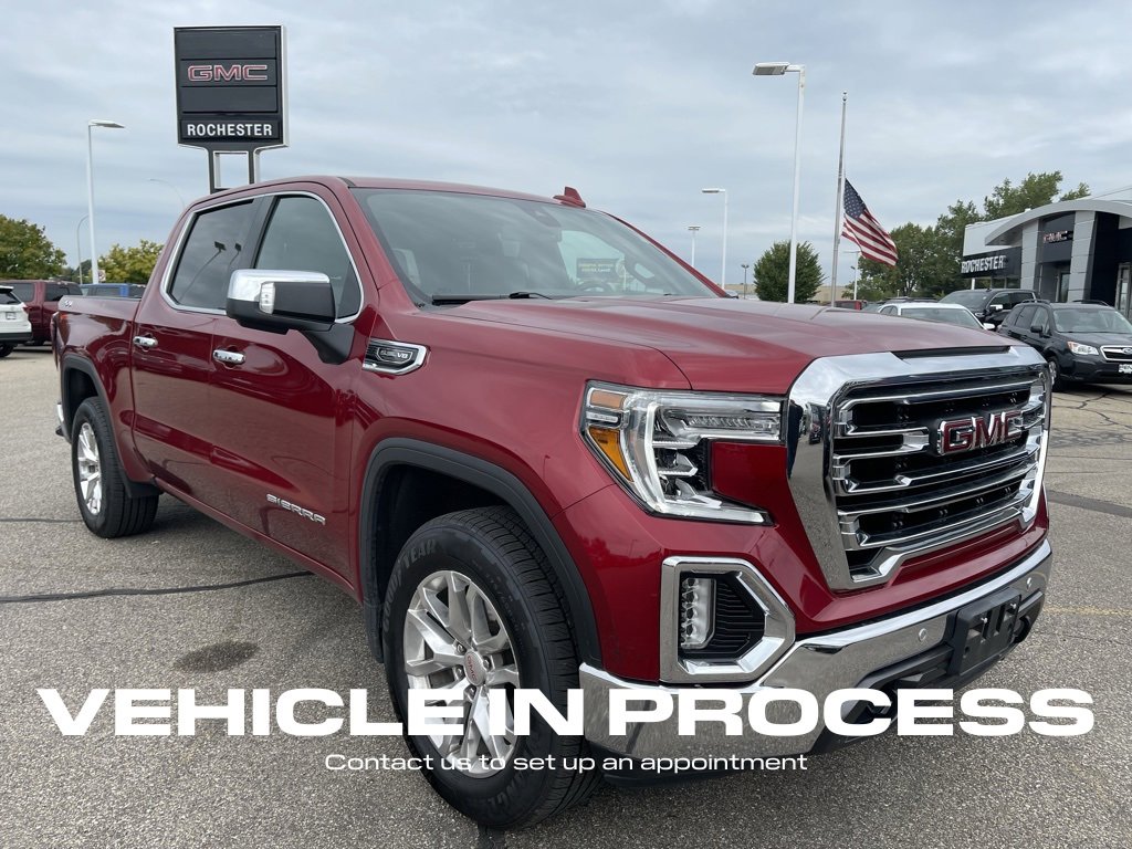 Used 2021 GMC Sierra 1500 SLT with VIN 1GTU9DED1MZ161646 for sale in Rochester, Minnesota