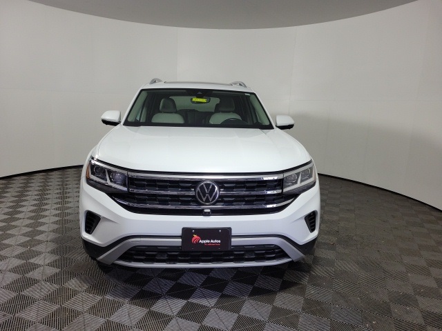 Certified 2021 Volkswagen Atlas SEL Premium with VIN 1V2TR2CA6MC534576 for sale in Shakopee, Minnesota