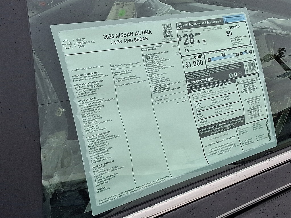 2025 Nissan Altima SV Special Edition photo 5