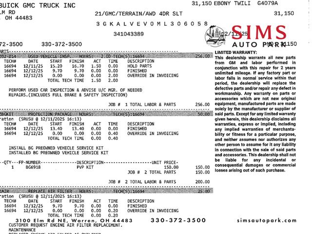 2021 GMC Terrain SLT's photo