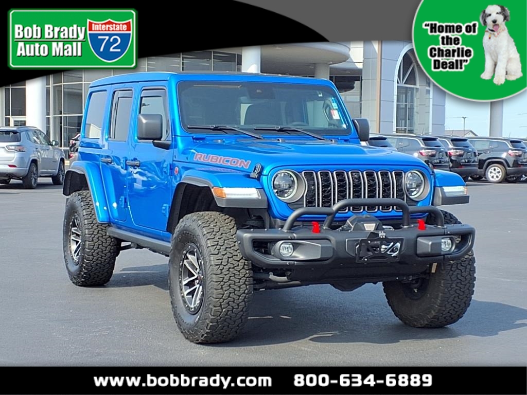Used 2024 Blue Jeep Rubicon image 1