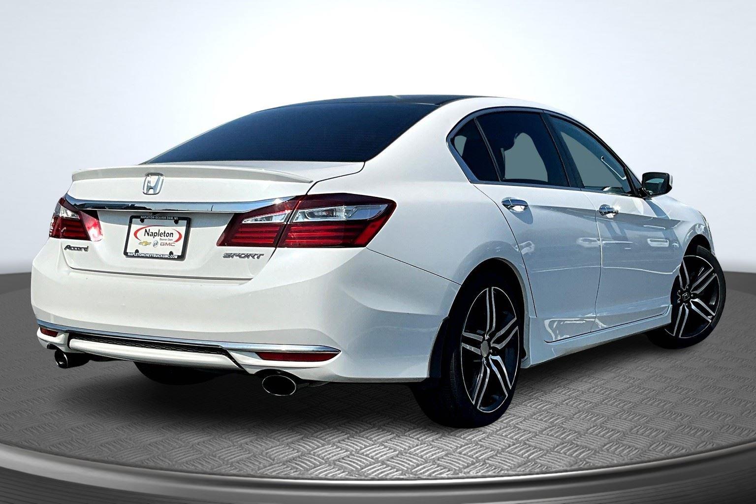 Used 2016 Honda Accord Sport with VIN 1HGCR2F57GA189396 for sale in Beaver Dam, WI