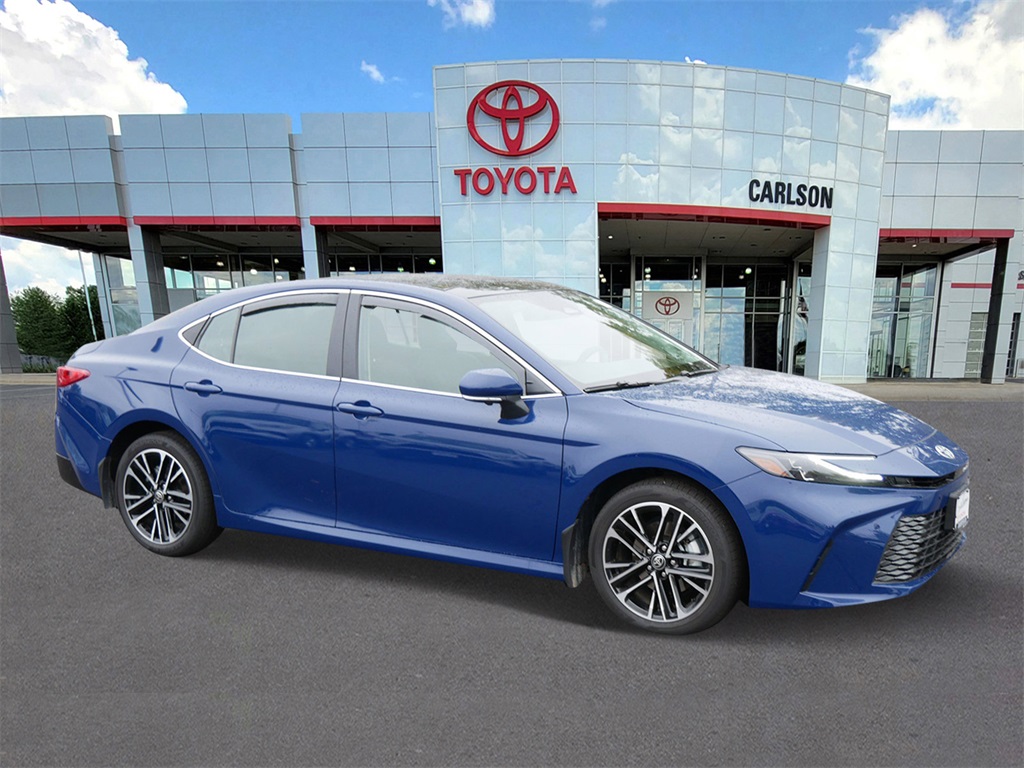 Certified 2025 Toyota Camry XLE with VIN 4T1DBADK1SU025283 for sale in Minneapolis, Minnesota