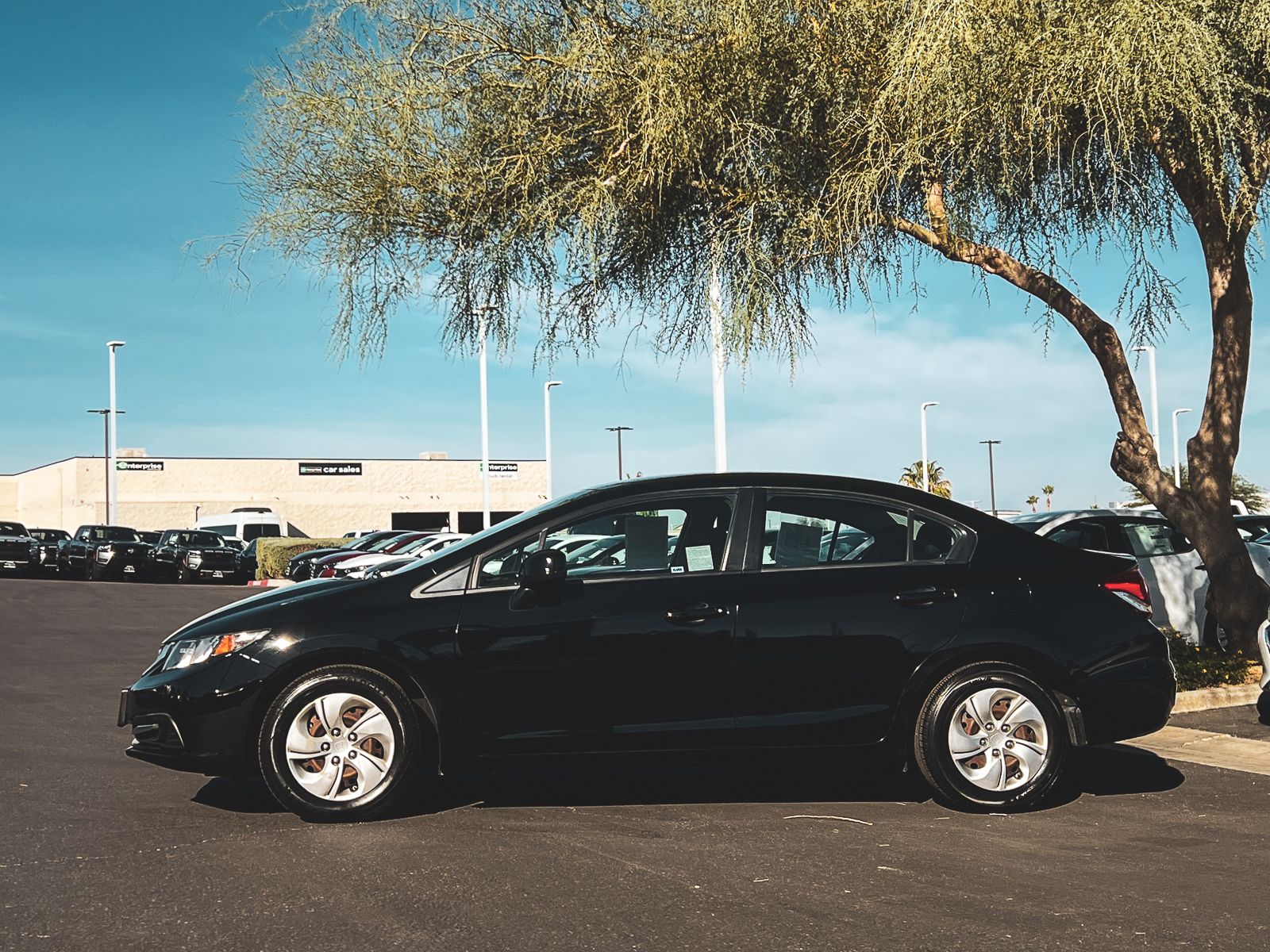 Used 2013 Honda Civic LX with VIN 19XFB2F57DE295064 for sale in Victorville, CA