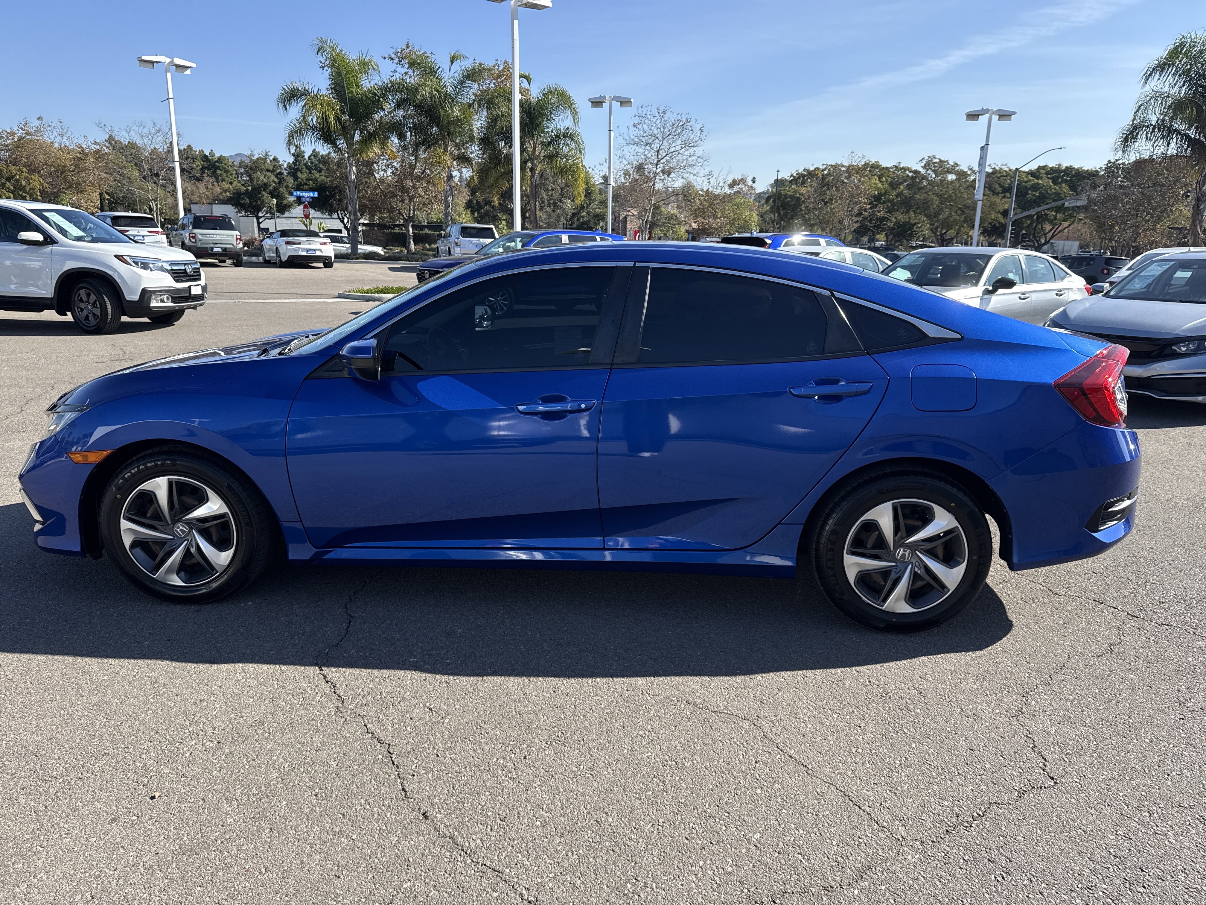 Certified 2020 Honda Civic LX with VIN 2HGFC2F62LH553744 for sale in Vista, CA