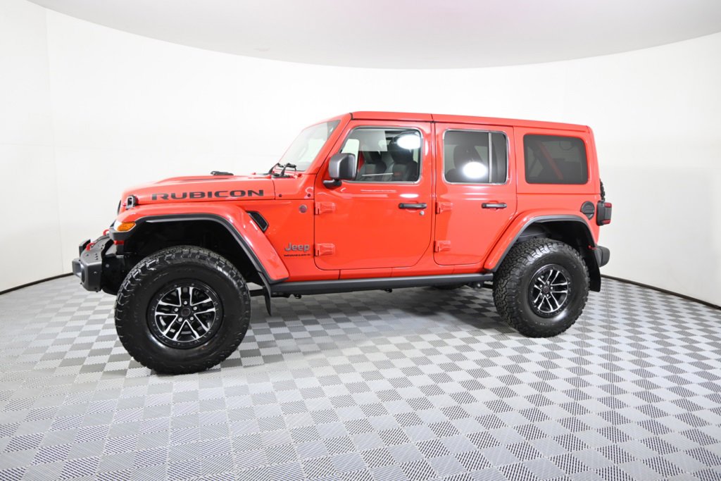 Used 2025 Jeep Wrangler 4-Door Rubicon X with VIN 1C4RJXFG2SW629034 for sale in Forest Lake, Minnesota