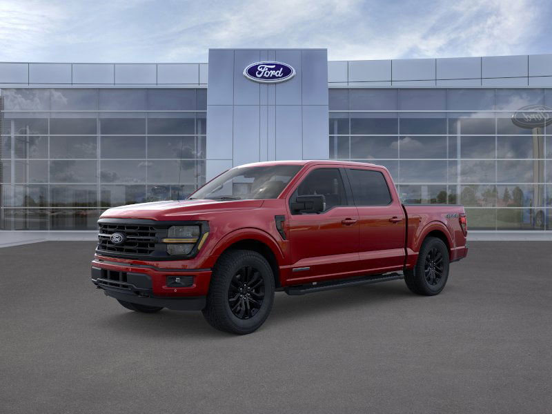 New 2025 Rapid Red Metallic Tinted Clearcoat Ford XLT image 1