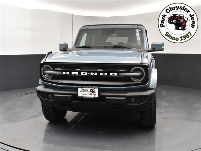 Used 2022 Ford Bronco 4-Door Outer Banks with VIN 1FMDE5DH9NLA77158 for sale in Burnsville, Minnesota