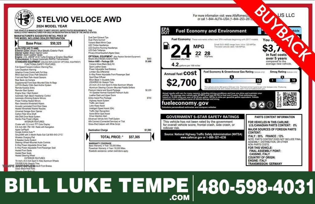 2024 Alfa Romeo Stelvio Veloce