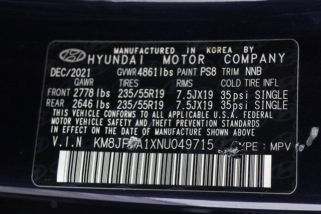 2022 Hyundai Tucson Hybrid SEL Convenience photo 24