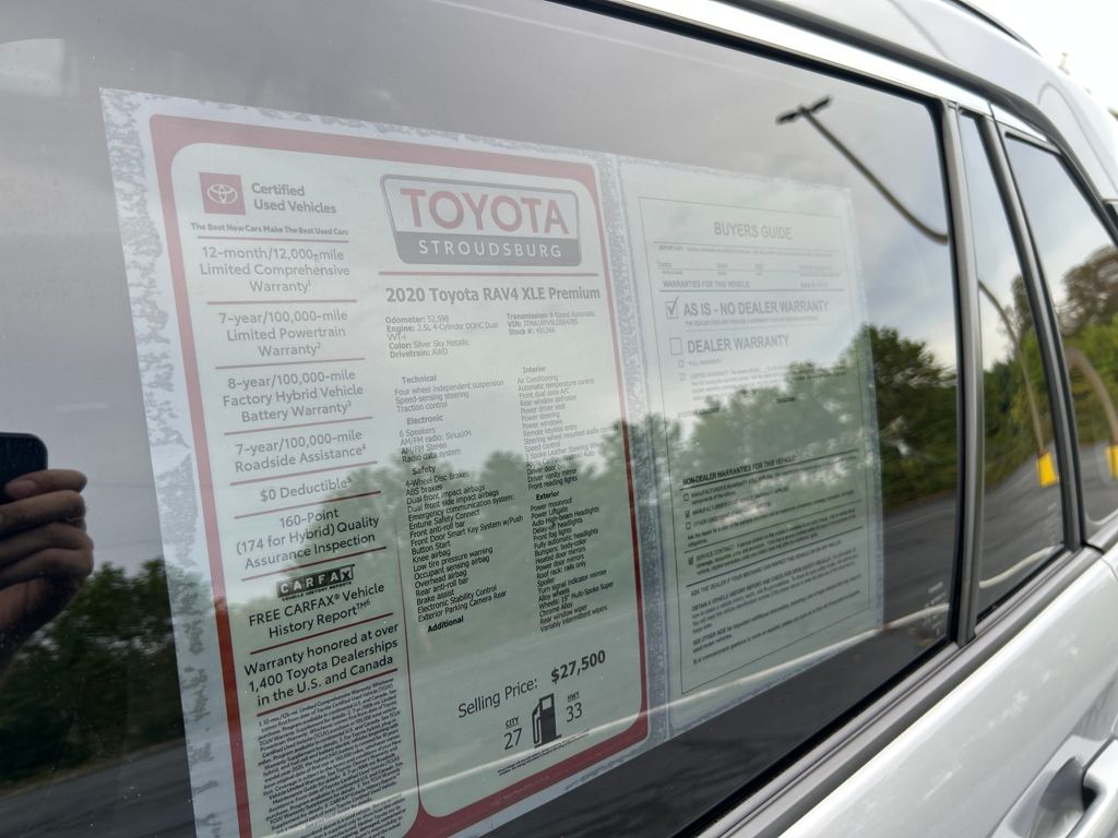 2020 Toyota RAV4 XLE Premium photo 29